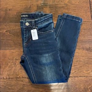 Kidpik skinny distressed jeans